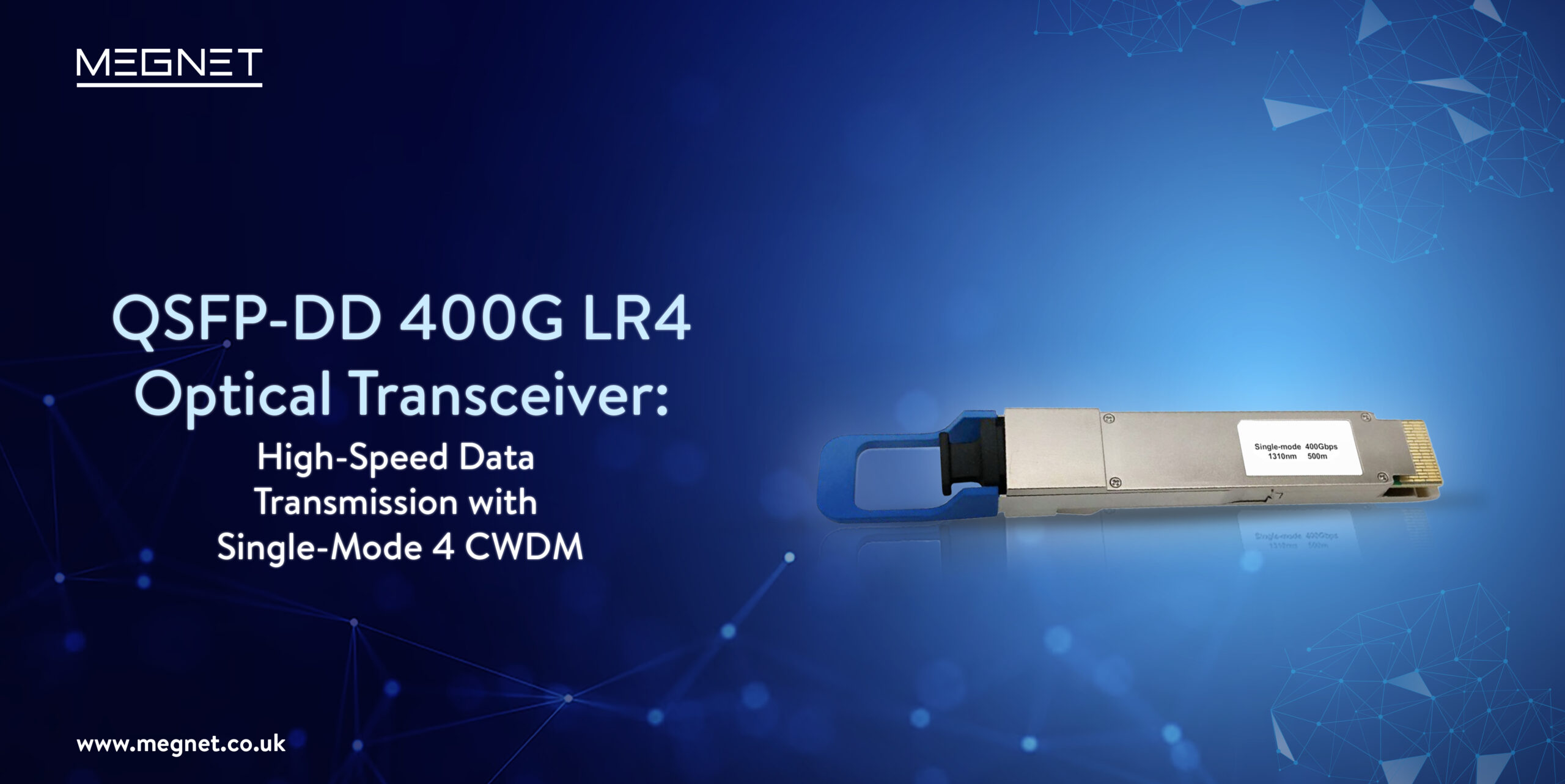 QSFP-DD 400G LR4 optical transceiver